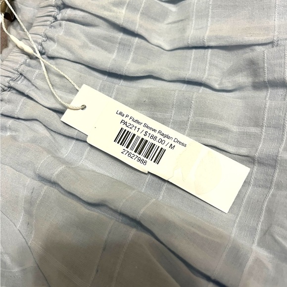 NWT Lilla P Flutter Sleeve Raglan Dress Sz M - Picture 5 of 8